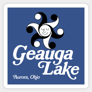 Geauga Lake Sun Aurora Ohio Sticker